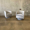 Pair of Milo Baughman Swivel Lounge Chairs For Thayer Coggin