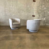 Pair of Milo Baughman Swivel Lounge Chairs For Thayer Coggin