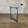 Iron & Glass "Fire" Screen