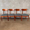 Mid Centuy Modern Drexel Declaration Walnut Dining Chairs