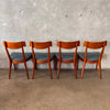 Mid Centuy Modern Drexel Declaration Walnut Dining Chairs