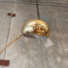 Guzzini Style Brass Arc Light W/Marble Base