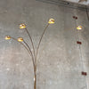 Guzzini Style Brass Arc Light W/Marble Base