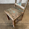 Antique Rustic Painted Chair/Plant Stand