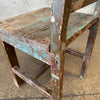 Antique Rustic Painted Chair/Plant Stand