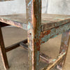 Antique Rustic Painted Chair/Plant Stand