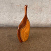 Heinz Nordhausen Carved Wood Vase