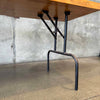 Mid Century Solid Industrial Console Work Table