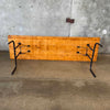 Mid Century Solid Industrial Console Work Table