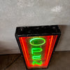 "Open" Neon Sign in Metal