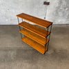 California Modern Iron & Wood Bookshelf 1950's