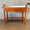 French Antique Washstand Vanity / Bar Cart