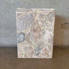 Vintage Beige Marble Rectangle Pedestal