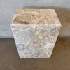 Vintage Beige Marble Rectangle Pedestal