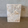 Vintage Beige Marble Rectangle Pedestal