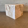 Vintage Beige Marble Square Pedestal