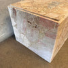 Vintage Beige Marble Square Pedestal