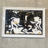 Cleon Peterson "Between Man And God" Black & Gold Screen Print