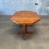 Mid Century Oak Dining Table W/ 6 Chairs