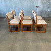 Mid Century Oak Dining Table W/ 6 Chairs