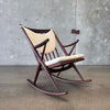 Vintage Teak Rocking Chair by Frank Reenskaug for Bramin