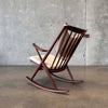 Vintage Teak Rocking Chair by Frank Reenskaug for Bramin