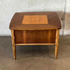 Vintage Mid Century Modern Walnut And Burl Side / End Table By Lane