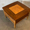 Vintage Mid Century Modern Walnut And Burl Side / End Table By Lane