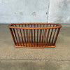 Mid Century Large Walnut Magazine Rack By Arthur Umanoff