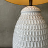 Mid Century Modern White Ceramic Table Lamp