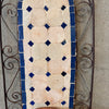 Vintage Italian Tile & Tera Cotta Wall Planter In Iron w/Pot #3