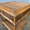 Vintage Rattan Side Table