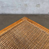 Vintage Rattan Side Table