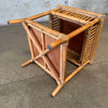 Vintage Rattan Side Table