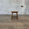 Antique Square Side Table