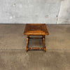 Antique Square Side Table