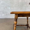 Antique Square Side Table