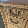 Vintage Rattan & Wicker Desk