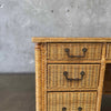 Vintage Rattan & Wicker Desk