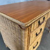 Vintage Rattan & Wicker Desk