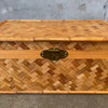 Vintage Rattan Trunk