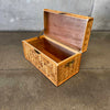 Vintage Rattan Trunk