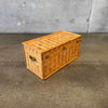 Vintage Rattan Trunk