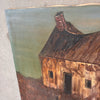 Vintage Oil on Canvas Western Scene