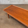 Vintage Walnut Jens Risom Floating Top Coffee Table