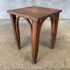 Arts & Crafts Tiger Oak Plant Stand/Accent Table