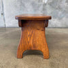 1950's Vintage Solid Oak Stool