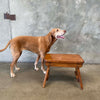 1950's Vintage Solid Oak Stool