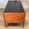 Mid Century Walnut Desk With Laminate Top