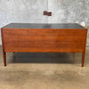 Mid Century Walnut Desk With Laminate Top